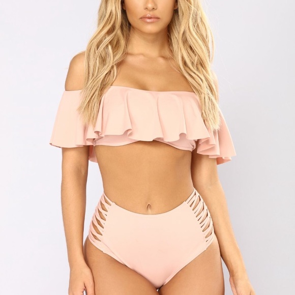 Fashion Nova Other - Fashion Nova Love Struck Bikini blush